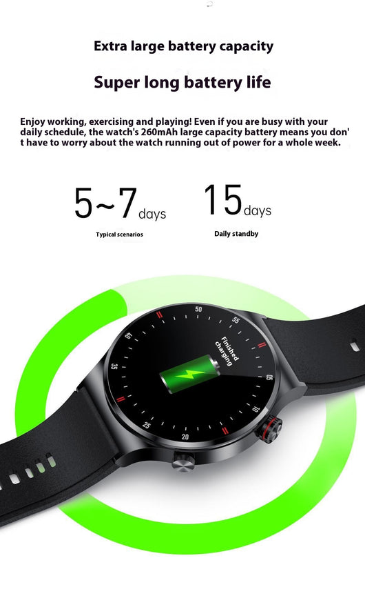Reloj Inteligente con Banda de Silicona para Hombre - Estilo Casual - Image 9