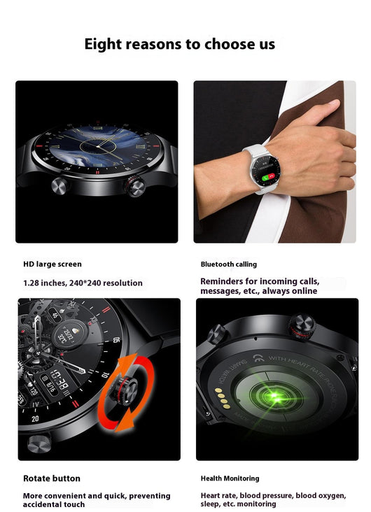 Reloj Inteligente con Banda de Silicona para Hombre - Estilo Casual - Image 11