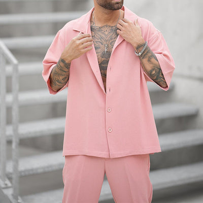 Conjunto de Verano para Hombre: Camisa Casual y Pantalón Coordinado - Image 21