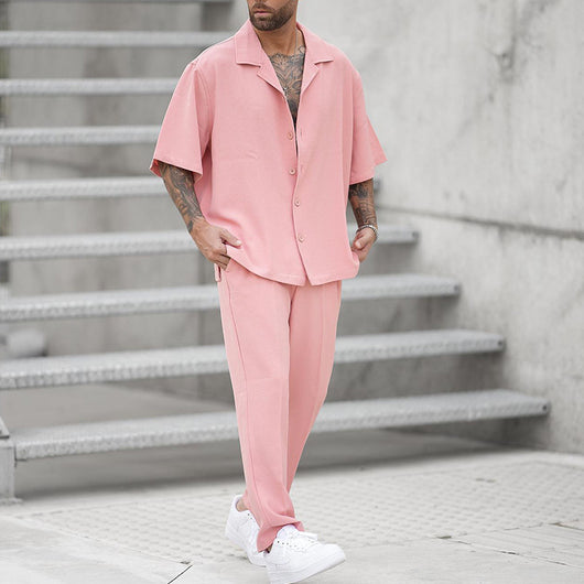 Conjunto de Verano para Hombre: Camisa Casual y Pantalón Coordinado - Image 22