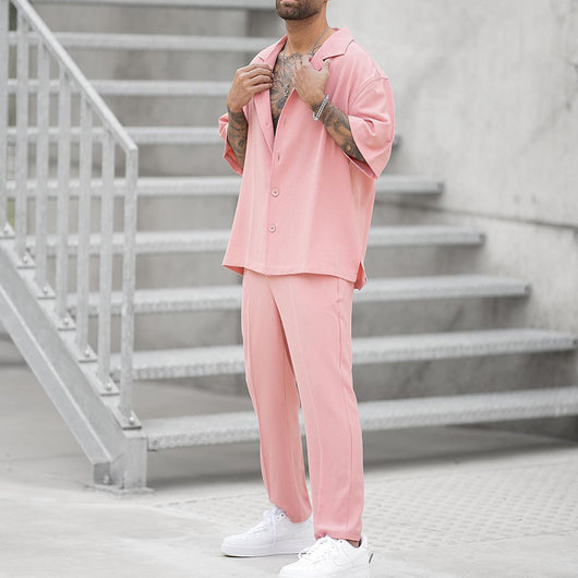 Conjunto de Verano para Hombre: Camisa Casual y Pantalón Coordinado - Image 25
