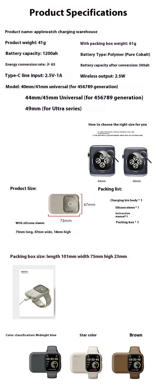 Batería Portátil Inalámbrica para Smartwatch - Image 42
