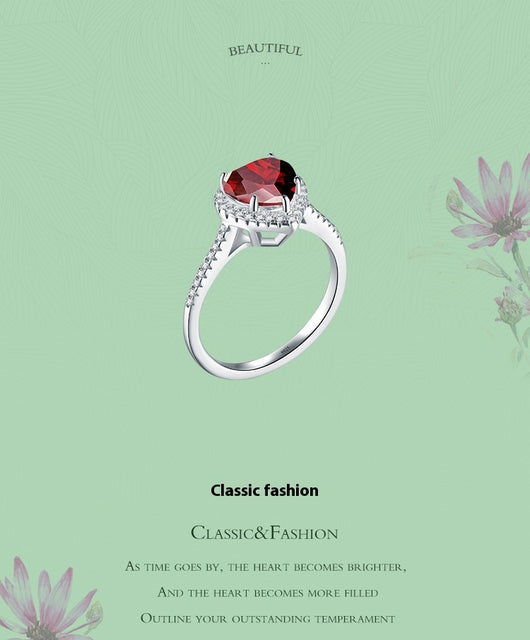 Anillo de Plata S925 Diamante Amor para Mujer Estilo Europeo y Americano - Image 38