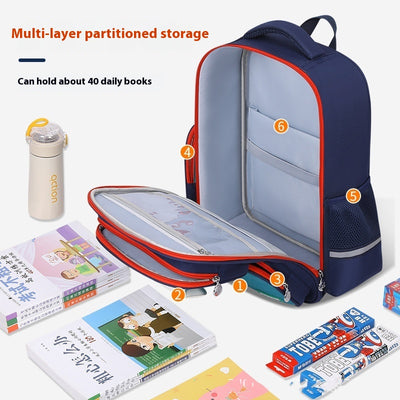 Mochila Escolar Ergonómica Impermeable Alivio de Carga - Image 29