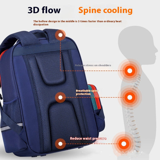 Mochila Escolar Ergonómica Impermeable Alivio de Carga - Image 31