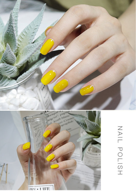 Esmalte de Uñas Amarillo Limón Despegable sin Horno - Image 10
