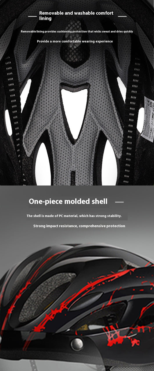 Kit Completo de Protección para Ciclismo: Casco, Cinturón y Gafas - Image 33