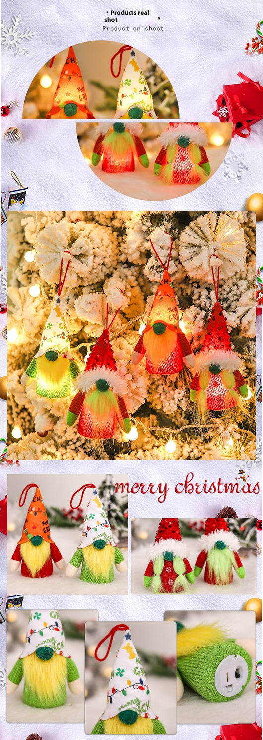 Muñeca Navideña Luminosa sin Rostro - Decoración Festiva Forest Man - Image 13