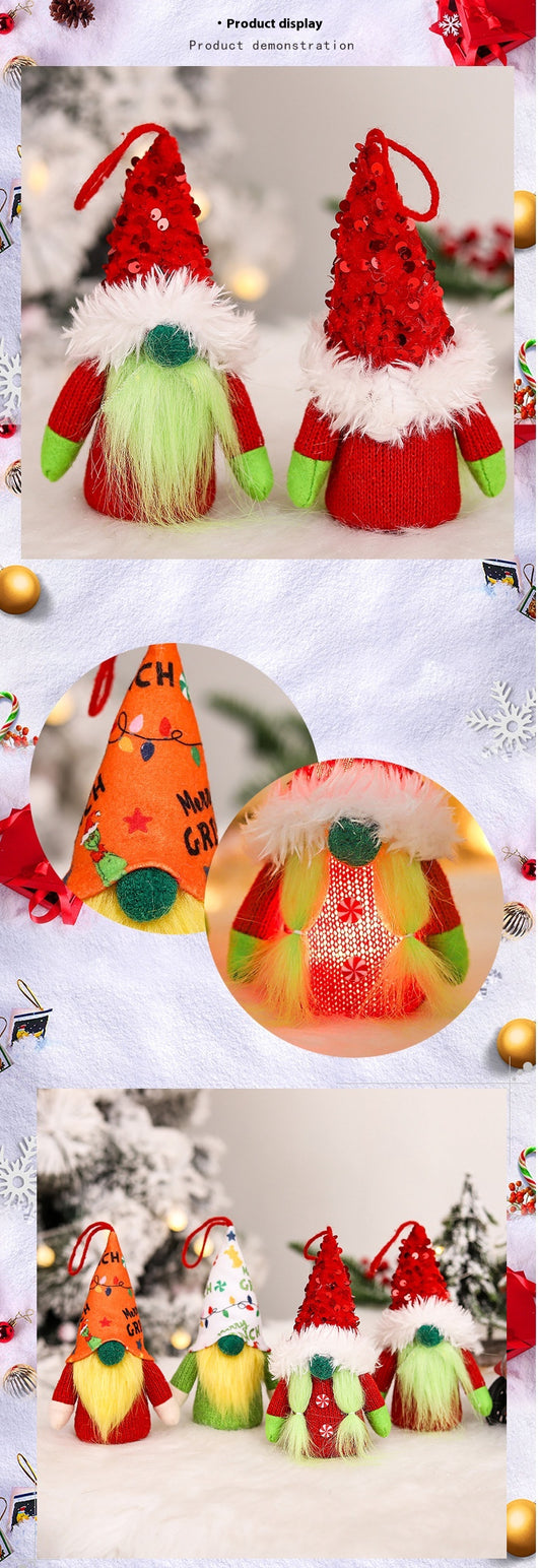 Muñeca Navideña Luminosa sin Rostro - Decoración Festiva Forest Man - Image 16