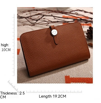 Billetera Premium de Cuero Vacuno con Patrón Litchi - Cartera Platinum - Image 23