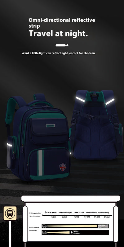 Mochila Escolar Ergonómica de Protección Espinal para Niños - Image 19