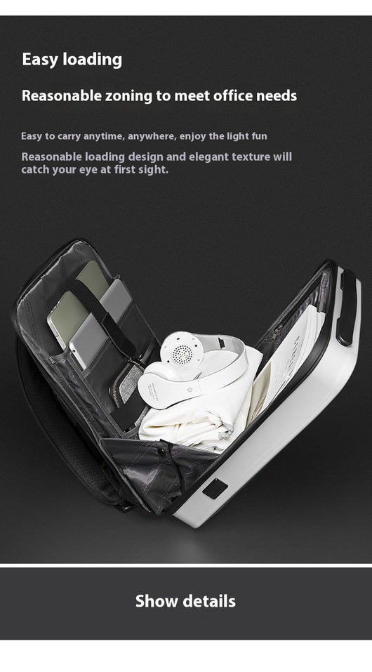 Mochila Ejecutiva Rígida para Laptop con Protección Total - Image 18