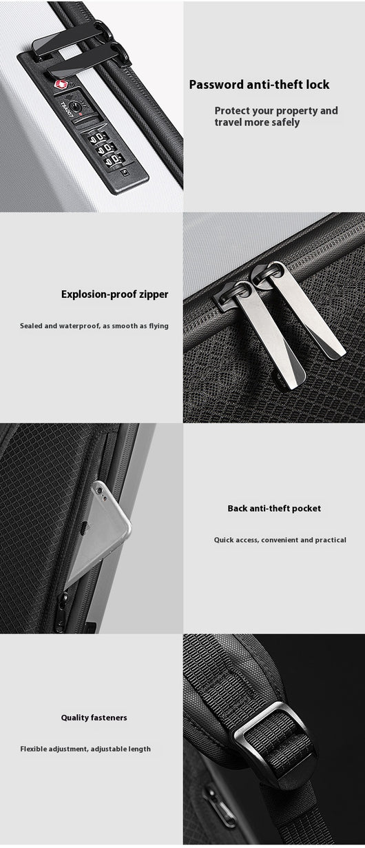 Mochila Ejecutiva Rígida para Laptop con Protección Total - Image 19