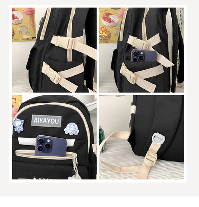 Mochila para Computadora de Gran Capacidad Estilo Japonés - Image 27