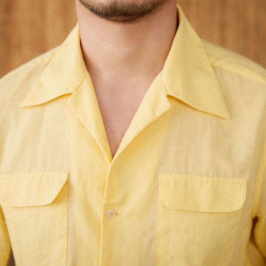 Camisa Casual de Cuello Cubano Versátil para Hombre - Image 14