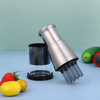 Prensa de Ajo y Picador Manual Multiusos para Verduras - Image 11