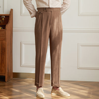 Pantalones de Vestir Clásicos Británicos para Hombre - Image 14