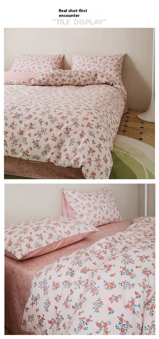 Juego de Cama 4 Piezas 100% Algodón con Estampado - Image 45