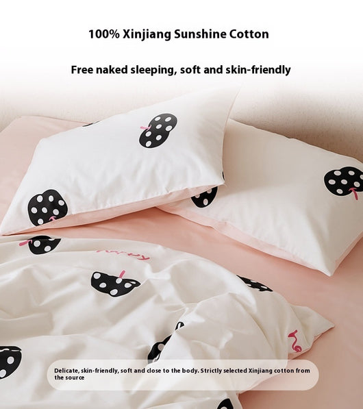 Juego de Cama 4 Piezas 100% Algodón con Estampado - Image 50