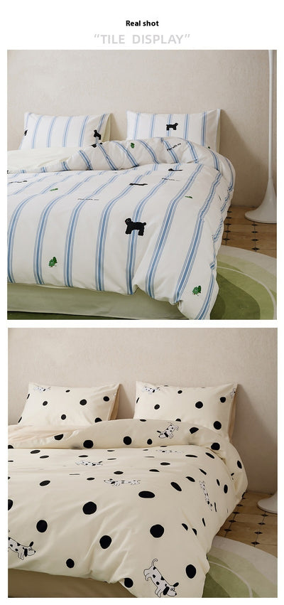 Juego de Cama 4 Piezas 100% Algodón con Estampado - Image 52