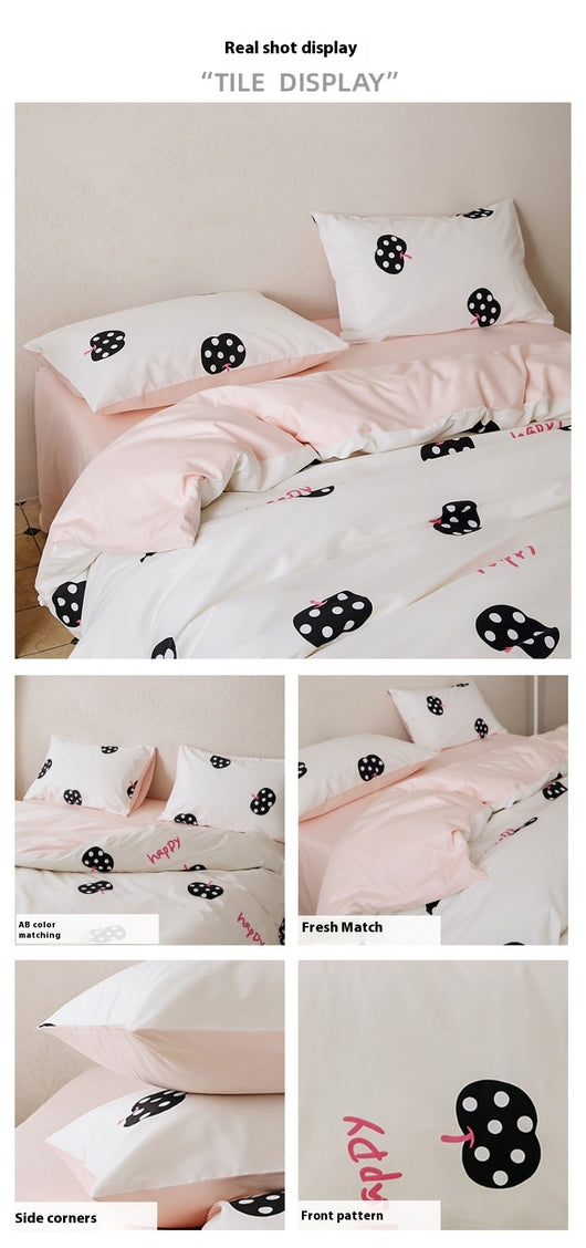 Juego de Cama 4 Piezas 100% Algodón con Estampado - Image 53