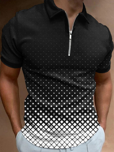 Polo Hombre Rayas y Cuadros Manga Corta - Image 15