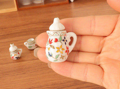 Tetera Cerámica Miniatura - Accesorios para Diorama y Decoración - Image 24