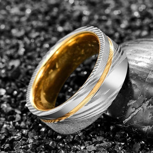 Anillo de Acero Damasceno para Hombre - Image 17