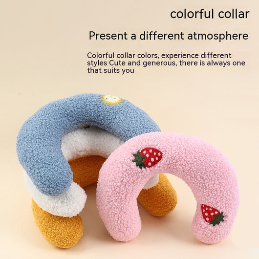 Almohada Cervical en Forma de U para Mascotas - Descanso Profundo para Gatos y Perros - Image 21