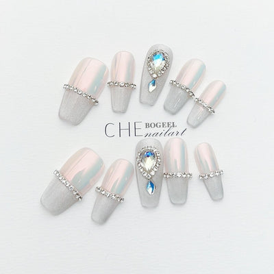 Esmalte de Uñas Degradado Ojo de Gato Aurora Cerezo - Manicura Artesanal Premium - Image 9