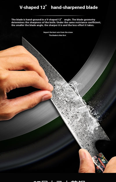 Cuchillo de Chef Damasco Acero Inoxidable Multiusos Profesional - Image 35