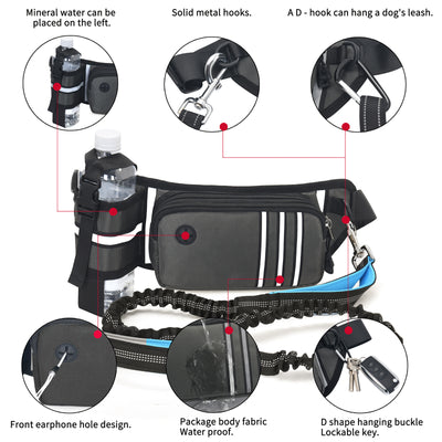 Riñonera Deportiva para Pasear Perros con Correa Integrada - Image 27