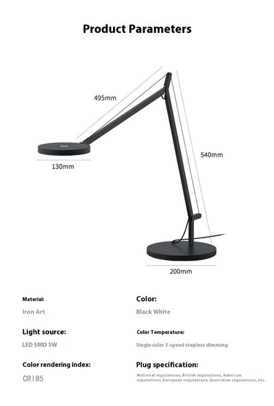 Lámpara de Escritorio Estilo Industrial con Brazo Mecánico Ajustable - Image 21