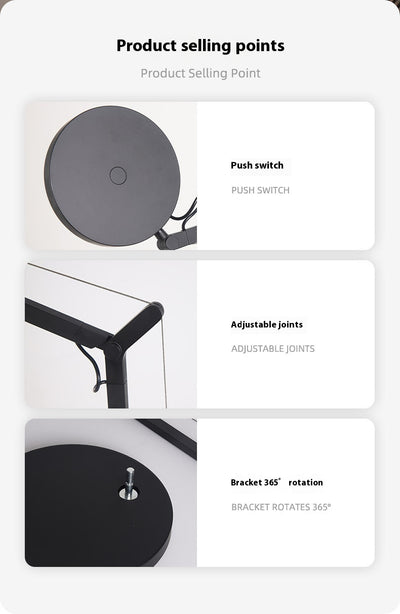 Lámpara de Escritorio Estilo Industrial con Brazo Mecánico Ajustable - Image 23