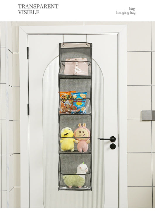 Organizador de Puerta Transparente Multifuncional con Bolsas Colgantes - Image 22