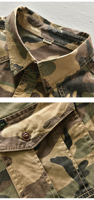 Camisa Táctica de Camuflaje Americano - Estilo Urbano - Image 10