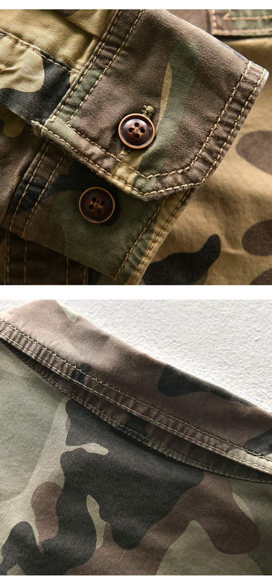 Camisa Táctica de Camuflaje Americano - Estilo Urbano - Image 11