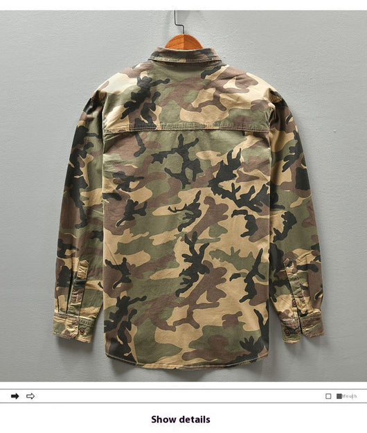 Camisa Táctica de Camuflaje Americano - Estilo Urbano - Image 14