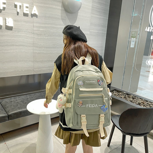 Mochila Elegante Mori de Gran Capacidad para Estudiantes de Bachillerato - Image 25