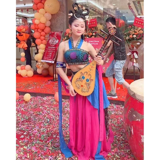Pipa Dunhuang Simulada con Sonido - Instrumento Musical Educativo - Image 14