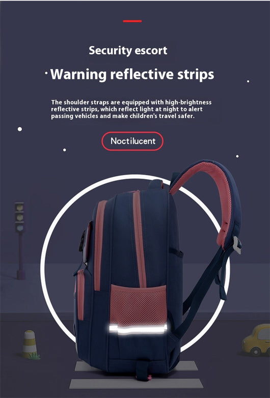 Mochila Escolar Ergonómica con Protección Dorsal, Impermeable y Gran Capacidad - Image 77