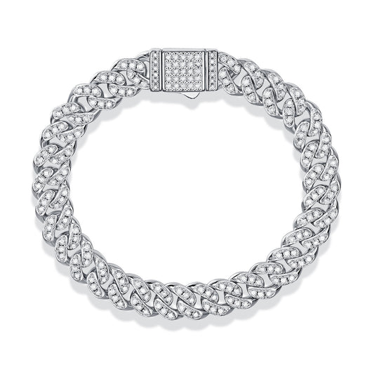 Pulsera Moissanita Plata Brújula de Luz para Hombre y Mujer - Image 7