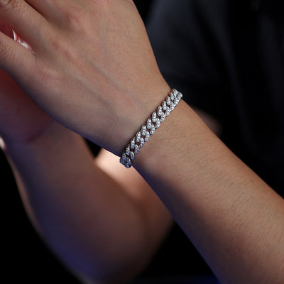 Pulsera Moissanita Plata Brújula de Luz para Hombre y Mujer - Image 8