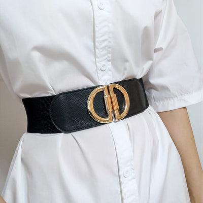 Cinturón Ancho Elástico con Hebillas para Mujer - Image 29