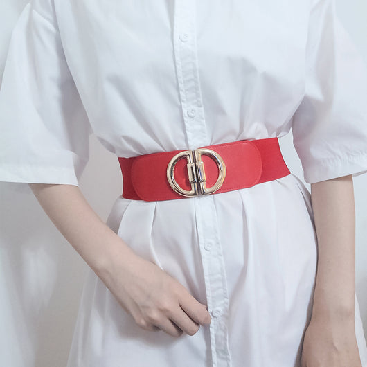 Cinturón Ancho Elástico con Hebillas para Mujer - Image 30