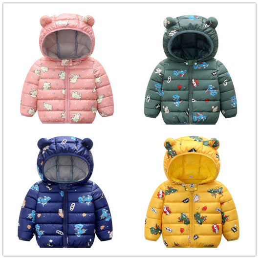 Chaqueta Acolchada Infantil con Diseño de Dinosaurio - Image 11