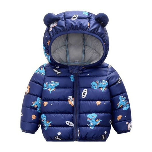 Chaqueta Acolchada Infantil con Diseño de Dinosaurio - Image 13