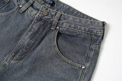 Jeans Rectos con Costuras Deconstruidas y Borde Plisado - Image 29