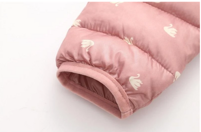 Abrigo Ligero de Algodón para Niños con Capucha Acolchada - Image 11