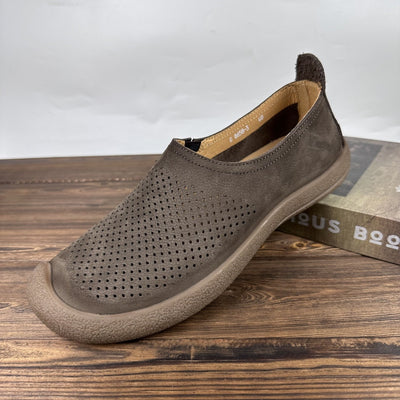 Zapatos Casuales de Cuero Perforado para Hombre - Transpirables y Cómodos - Image 21